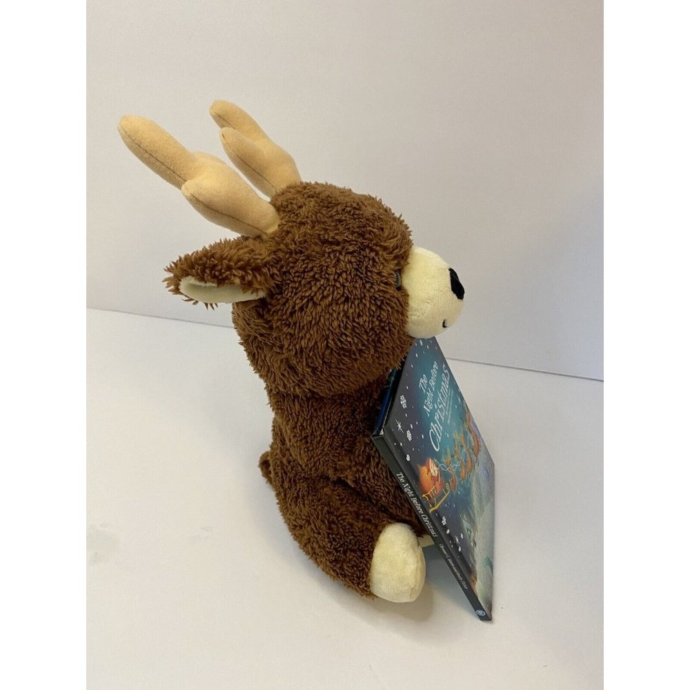 Reindeer Plush & The Night‎ Before Christmas Book Set Kohls Cares W/ Tags - Picture 8 of 9
